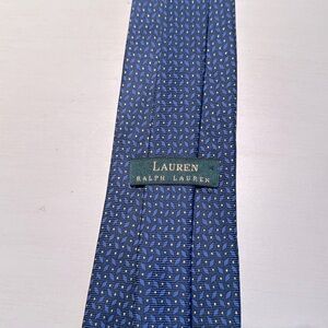 Lauren Ralph Lauren 100% Silk Navy Tie NWOT